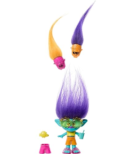 Trolls ドール DreamWorks Trolls Lonesome Flats Tour Pack, 5 Small Doll Set